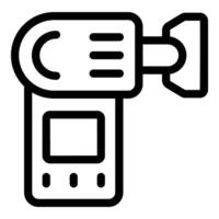 Electronic device measuring temperature showing fever icon vector