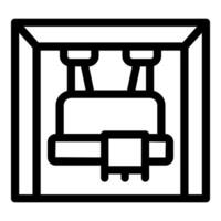 3d printer printing a prototype using fused deposition modeling vector