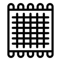 Electronic microchip component for motherboard computing vector