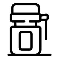 Coffee machine icon depicting a coffee maker brewing vector