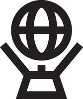 Ball icon symbol image vector