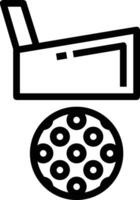 Ball icon symbol image vector