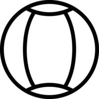 pelota icono símbolo imagen vector