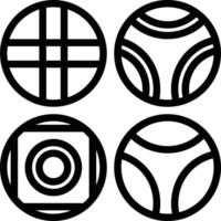 Ball icon symbol image vector