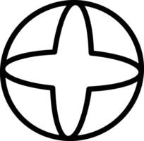 Ball icon symbol image vector