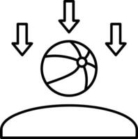 Ball icon symbol image vector