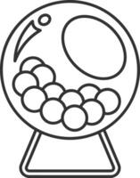 Ball icon symbol image vector