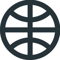 Ball icon symbol image vector