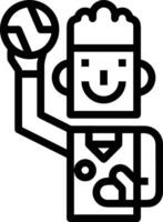 Ball icon symbol image vector