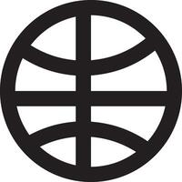 Ball icon symbol image vector