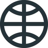 Ball icon symbol image vector