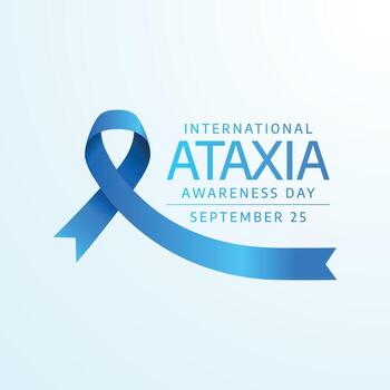 internacional ataxia conciencia día diseño modelo bueno para celebracion. ataxia conciencia día diseño. plano cinta. eps 10 vector