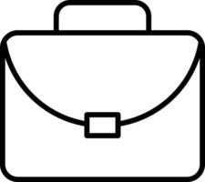 Briefcase line icon. Case icon set. Bag line icon vector