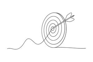 target icon for business line with illustration on white background vector