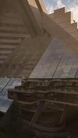 A massive architectural structure with numerous windows video