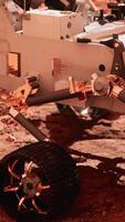 Mars Rover Perseverance exploring the red planet. Elements furnished by NASA. video
