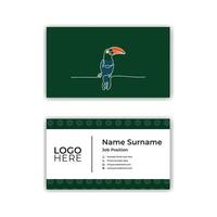 Print Modern abstract business card design template. vector