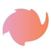 Abstracts Gradient shape vector