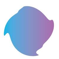 Abstracts Gradient shape vector