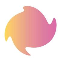 Abstracts Gradient shape vector