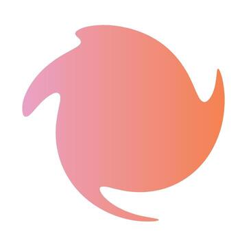 Abstracts Gradient shape vector