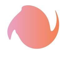 Abstracts Gradient shape vector