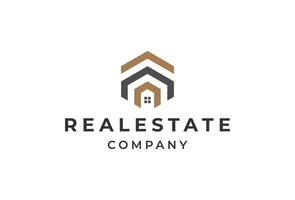 Real Estate logo design inspiration illustration vector