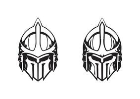 Epic Warrior Helmets For Emblem of Strength and Valor vector