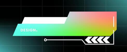 Modern pop up window illustration. Futuristic pop up interface. vector