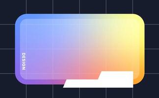 Modern pop up window illustration. Futuristic pop up interface. vector