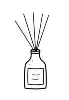 Aroma diffuser icon. doodle illustration on a white background. vector