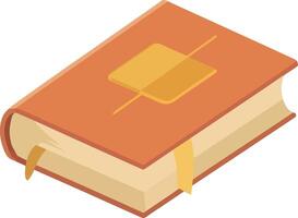 Notebook Icon isolated illustration, book, dairy vector