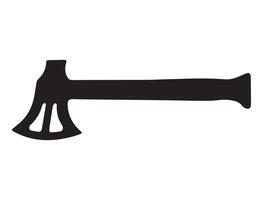 Digging tool silhouette on white background vector