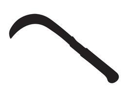 Digging tool silhouette on white background vector