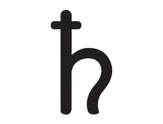 Alchemical symbol silhouette