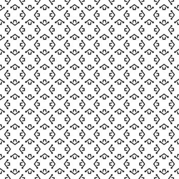 patrón abstracto sin costuras en blanco y negro. fondo y telón de fondo. diseño ornamental en escala de grises. vector