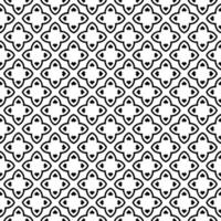 Black and white seamless abstract pattern. Background and backdrop. Grayscale ornamental design. vector