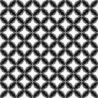 Black and white seamless abstract pattern. Background and backdrop. Grayscale ornamental design. vector