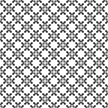 Black and white seamless abstract pattern. Background and backdrop. Grayscale ornamental design. vector
