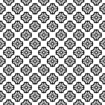 Black and white seamless abstract pattern. Background and backdrop. Grayscale ornamental design. vector