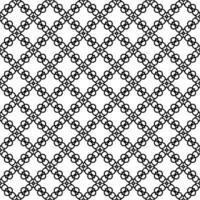 Black and white seamless abstract pattern. Background and backdrop. Grayscale ornamental design. vector