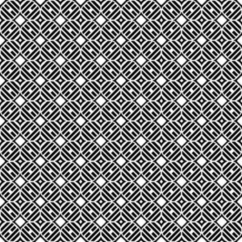 Black and white seamless abstract pattern. Background and backdrop. Grayscale ornamental design. vector