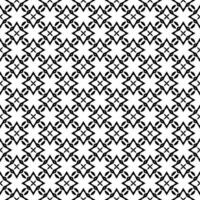 Black and white seamless abstract pattern. Background and backdrop. Grayscale ornamental design. vector