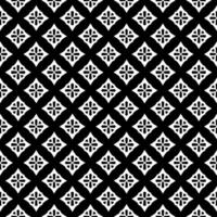 Black and white seamless abstract pattern. Background and backdrop. Grayscale ornamental design. vector