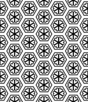 Black and white seamless abstract pattern. Background and backdrop. Grayscale ornamental design. vector