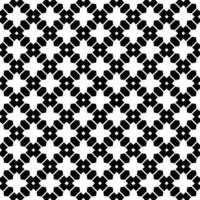 Black and white seamless abstract pattern. Background and backdrop. Grayscale ornamental design. vector