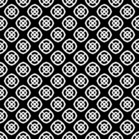 Black and white seamless abstract pattern. Background and backdrop. Grayscale ornamental design. vector