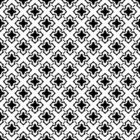 Black and white seamless abstract pattern. Background and backdrop. Grayscale ornamental design. vector