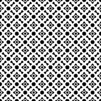 Black and white seamless abstract pattern. Background and backdrop. Grayscale ornamental design. vector