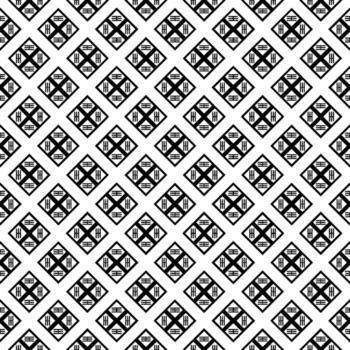 Black and white seamless abstract pattern. Background and backdrop. Grayscale ornamental design. vector